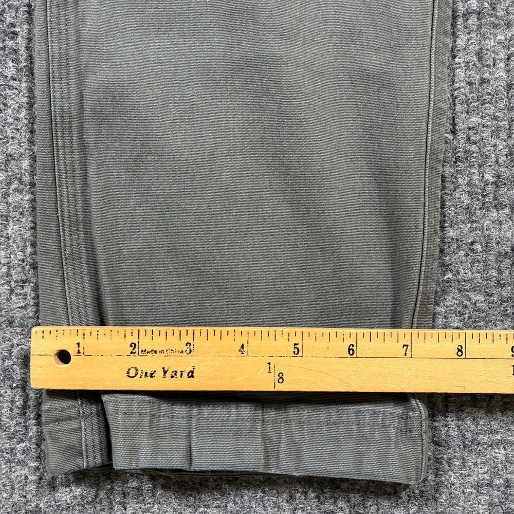 Duluth Trading Flex Fire Hose Cargo Pants Mens Size 36x32 Gray Slim Fit Low Rise - Picture 10 of 13